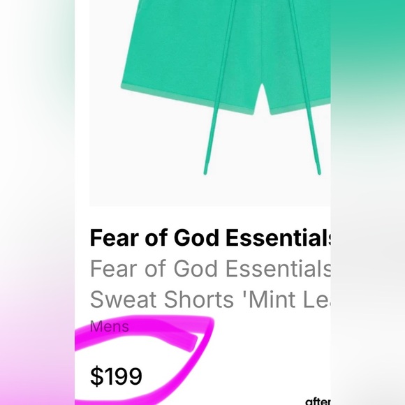 ESSENTIALS Fear of God Essentials Polar Fleece Shorts | Mint Leaf | NEW/NWOT🔥 - Picture 15 of 16